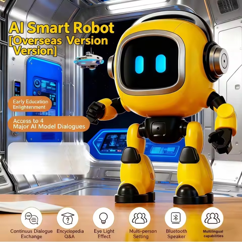 Kids Education Learning - Robot Interactive Educational STEM Toy With