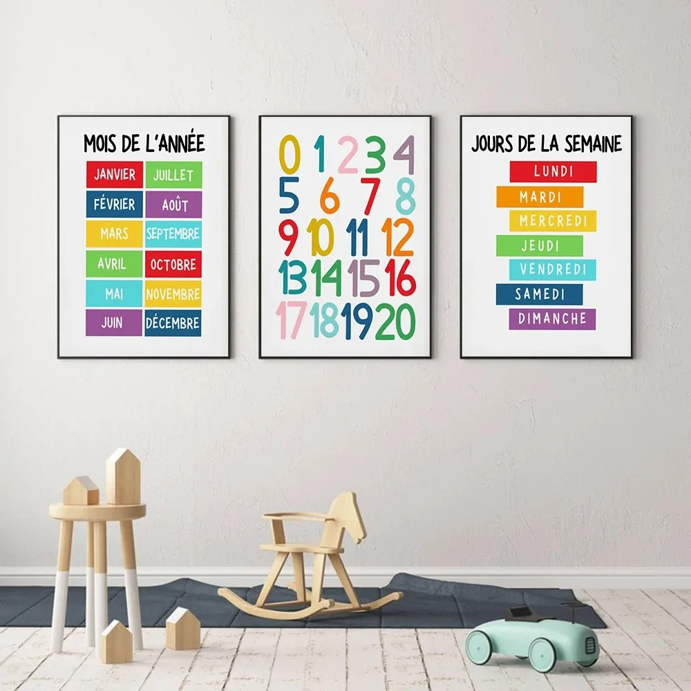 1PC  Playroom Wall Alphabet Nu - đánh giá và giá Kids Educational Poster