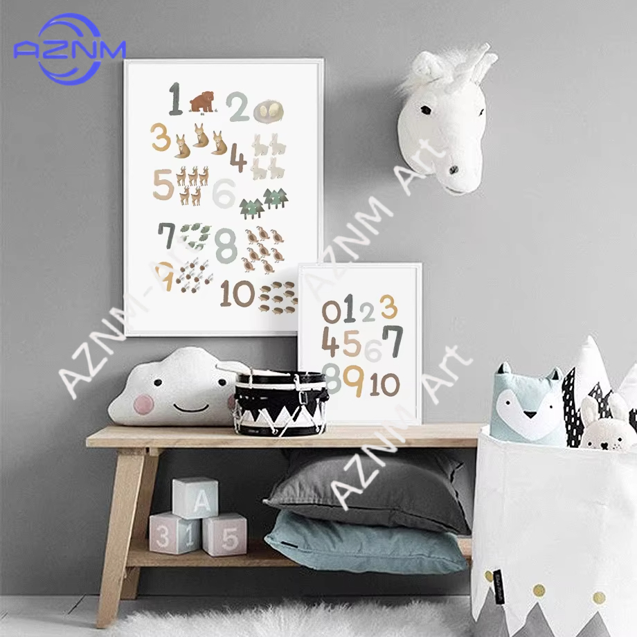 1/2pcs Education Learning Numb - đánh giá và giá Kids Educational Poster