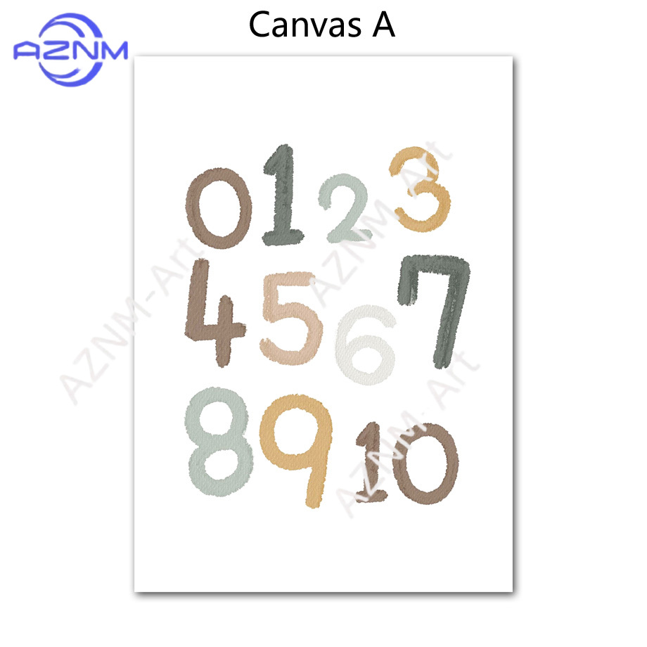 1/2pcs Education Learning Numb - đánh giá và giá Kids Educational Poster