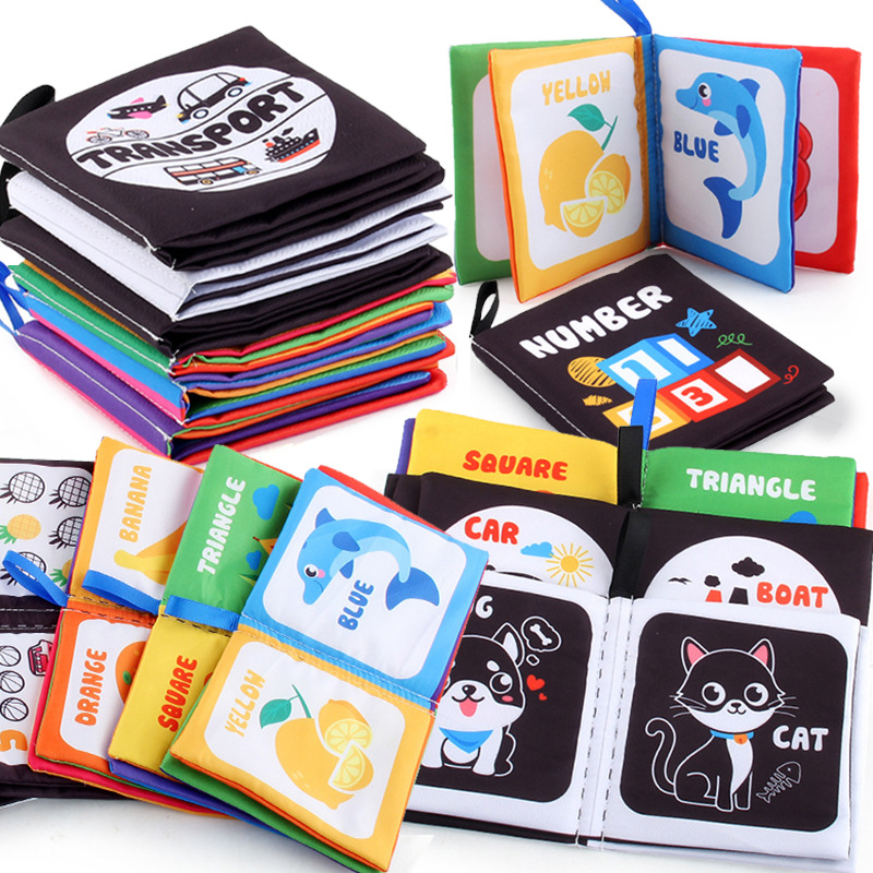 Baby Cloth Book for Newborns 0 - đánh giá và giá Kids Early Education Books