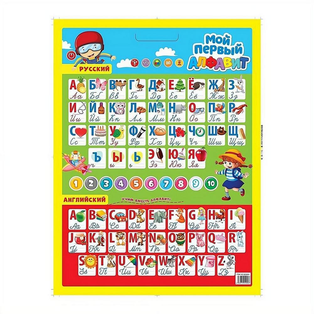 Russian Electronic Interactive - đánh giá và giá Kids Educational Poster