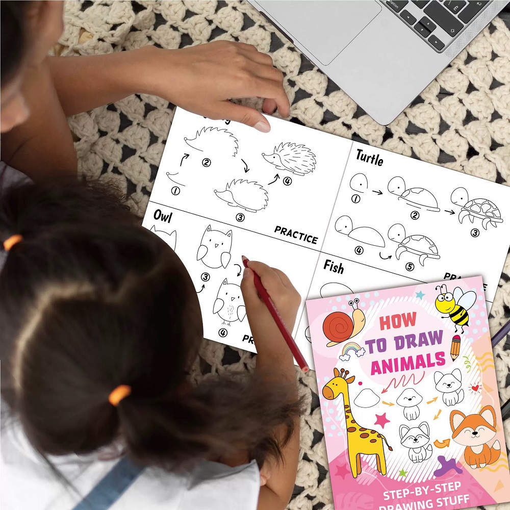 How To Draw Animal Cartoon Ske - đánh giá và giá Kids Early Education Books