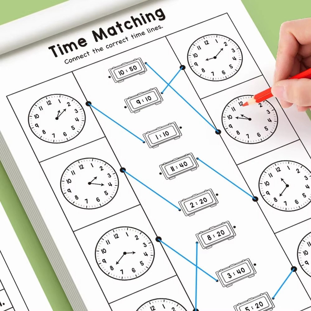 Telling Time Workbook for Kids - đánh giá và giá Learning Workbook Preschool