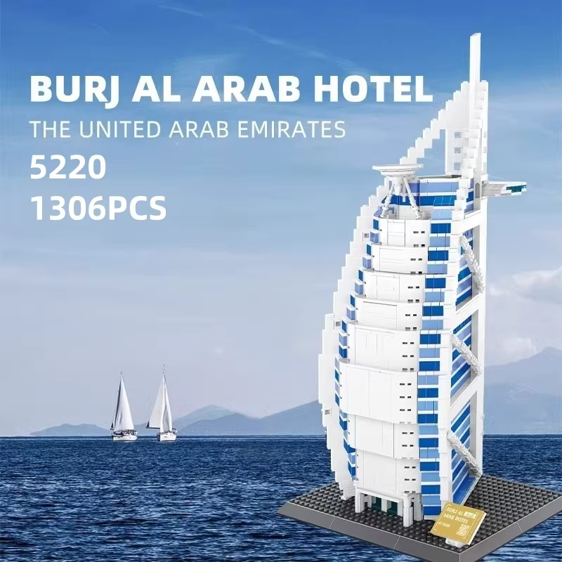 1306pcs Burjal Arab Hotel Duba - đánh giá và giá Kids Education Dubai