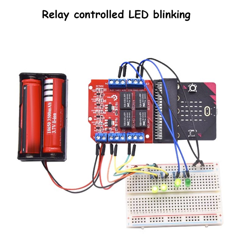 A64I Microbit 4 Channel Relay  - đánh giá và giá Kids Education Channel