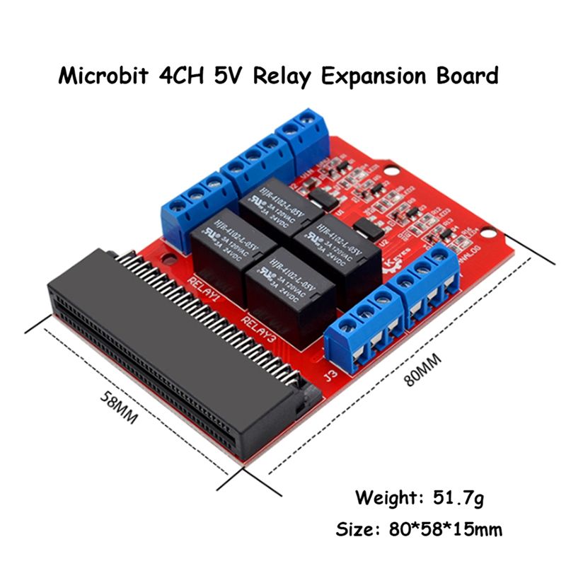 A64I Microbit 4 Channel Relay  - đánh giá và giá Kids Education Channel
