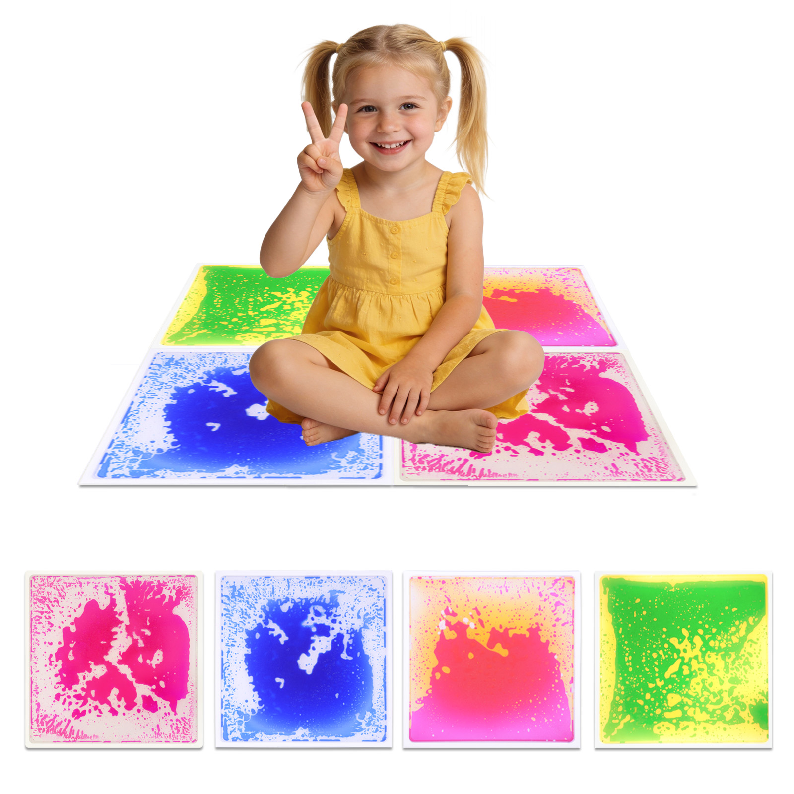 Visual Sensory Mat Liquid Safe - đánh giá và giá Kids Education Rug