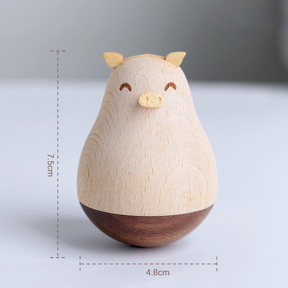 Wooden Animal Tumbler Cartoon  - đánh giá và giá Happy Kids Education